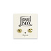 jewel box gold dipped faceted stud earrings