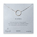 large karma necklace sterling silver - 18 inch