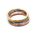 mixed metal karma rings, set of three - size 8