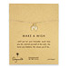 make a wish angel wings bracelet, gold dipped