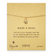 make a wish four leaf clover gold dipped reminder bracelet