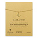 make a wish butterfly bracelet, gold dipped