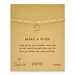 make a wish elephant bracelet, gold dipped