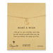 make a wish loving heart gold dipped reminder bracelet