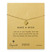 make a wish perfect heart bracelet, gold dipped