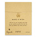 make a wish rising lotus gold dipped reminder bracelet