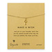 make a wish key bracelet, gold dipped