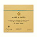 make a wish fleur de lis bracelet on teal, gold dipped