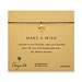 make a wish bracelet with gold dipped little dragonfly on plum