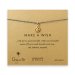 make a wish nautilus shell bracelet on pebble, gold dipped