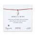 make a wish torch bracelet on red, sterling silver