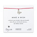 make a wish butterfly bracelet on fuschia, sterling silver