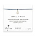 make a wish anchor bracelet on ocean, sterling silver