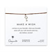make a wish key bracelet on tobacco, sterling silver
