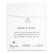 make a wish angel wings bracelet, sterling silver