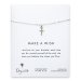 make a wish simple cross bracelet, sterling silver