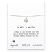 make a wish happy lotus bracelet, sterling silver