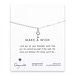make a wish key bracelet, sterling silver