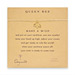 queen bee make a wish necklace with gold dipped honey bee on gold