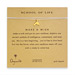 school of life make a wish necklace with gold dipped dolphin on silver