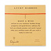 lucky bamboo make a wish necklace with gold dipped bamboo on red