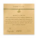 good luck make a wish necklace with gold dipped elephant on evergreen