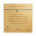 make waves smooth sailboat necklace on royal, gold dipped