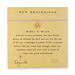 new beginnings make a wish necklace with gold dipped lotus on purple