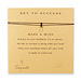 key to success make a wish necklace with gold dipped key on black