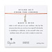 stand out from the crowd giraffe necklace on orange, sterling silver