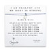 i am healthy and my body is strong make a wish sterling silver angel wings on ocean