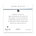 make waves smooth sailboat necklace on royal, sterling silver