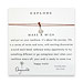 explore make a wish necklace with sterling silver compass on tobacco