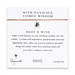 with patience comes wisdom make a wish necklace with sterling silver turtle on tobacco