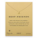 best friends wishbone necklace, gold dipped