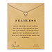 fearless dragon necklace, gold dipped