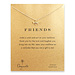 friends dragonfly necklace, gold dipped