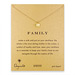 family whale necklace, gold dipped