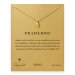 fearless! flower skull necklace, gold dipped