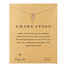 graduation heart key necklace, gold dipped