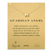 guardian angel, angel wings necklace, gold dipped