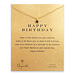 happy birthday teeny star necklace, gold dipped