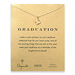 graduation monarch butterfly necklace, gold dipped