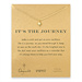 it's the journey north star necklace, gold dipped