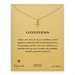 goddess ankh necklace, gold dipped