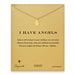 I have angels angel necklace, gold dipped