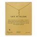 let it slide serpent necklace, gold dipped