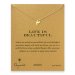 life is beautiful hummingbird necklace, gold dipped