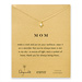 mom north star necklace, gold dipped