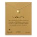 namaste buddha necklace, gold dipped